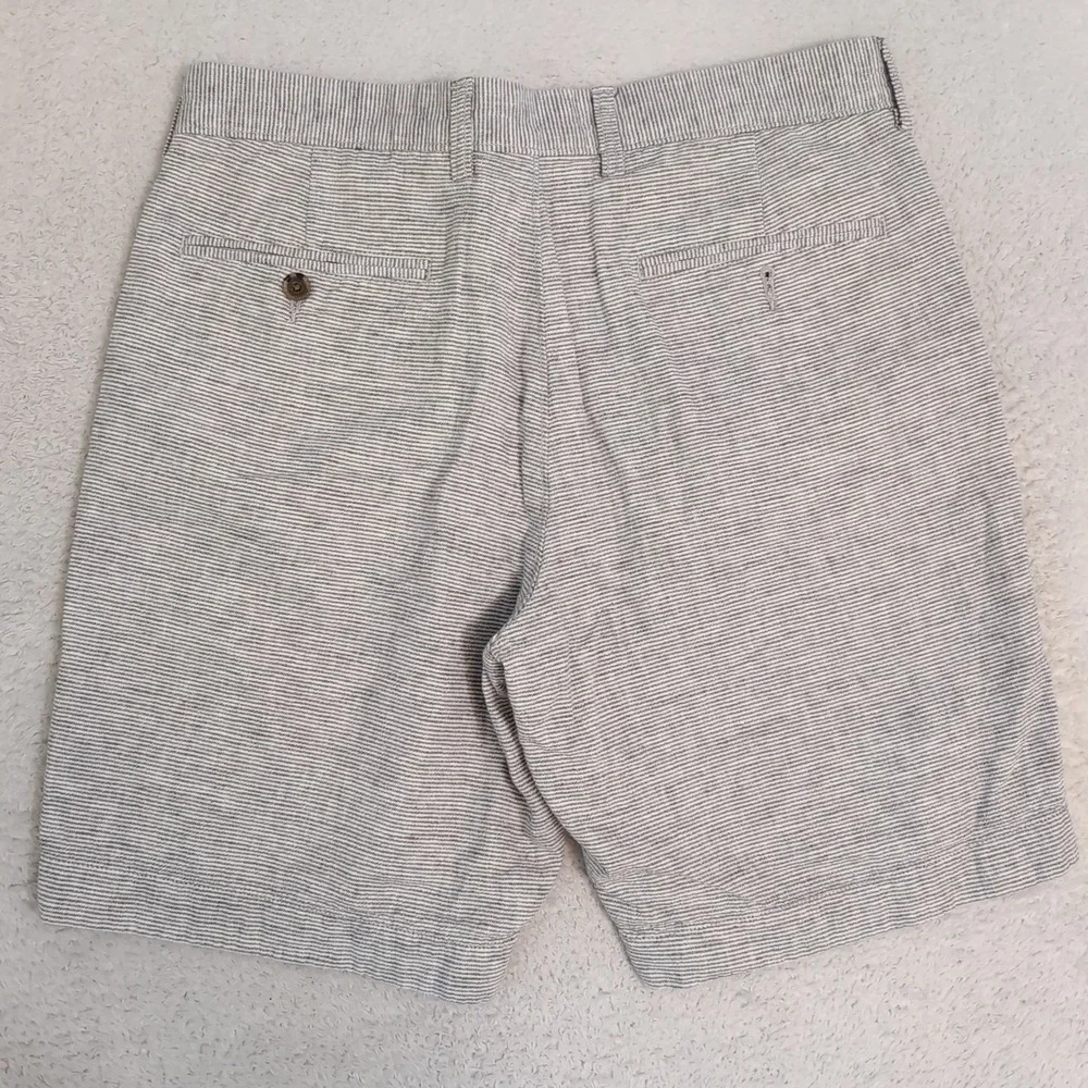 J. Crew Linen Blend Men's Striped Shorts 32x9
